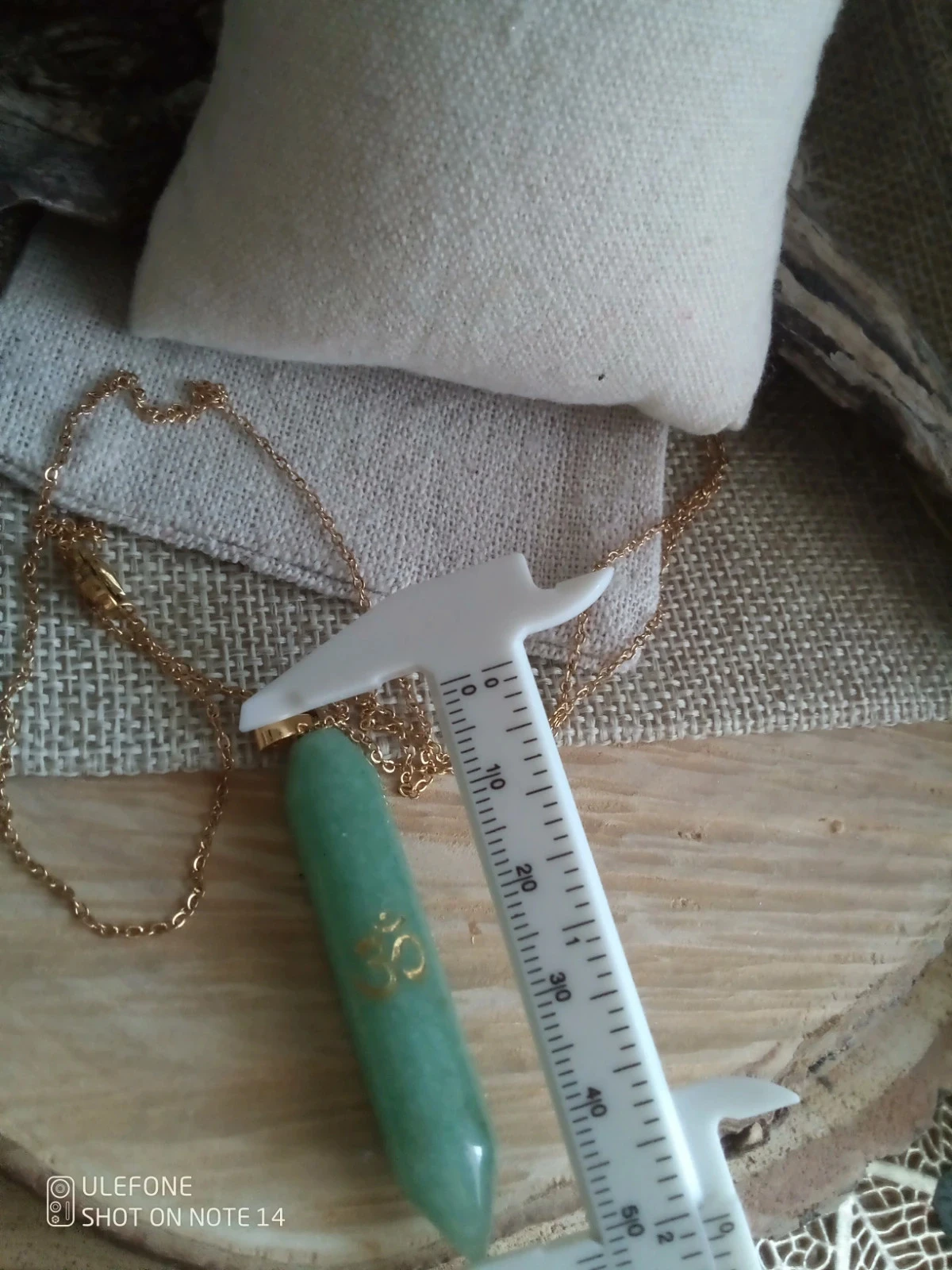 Groene aventurijn steen ketting 💚. – photo 3